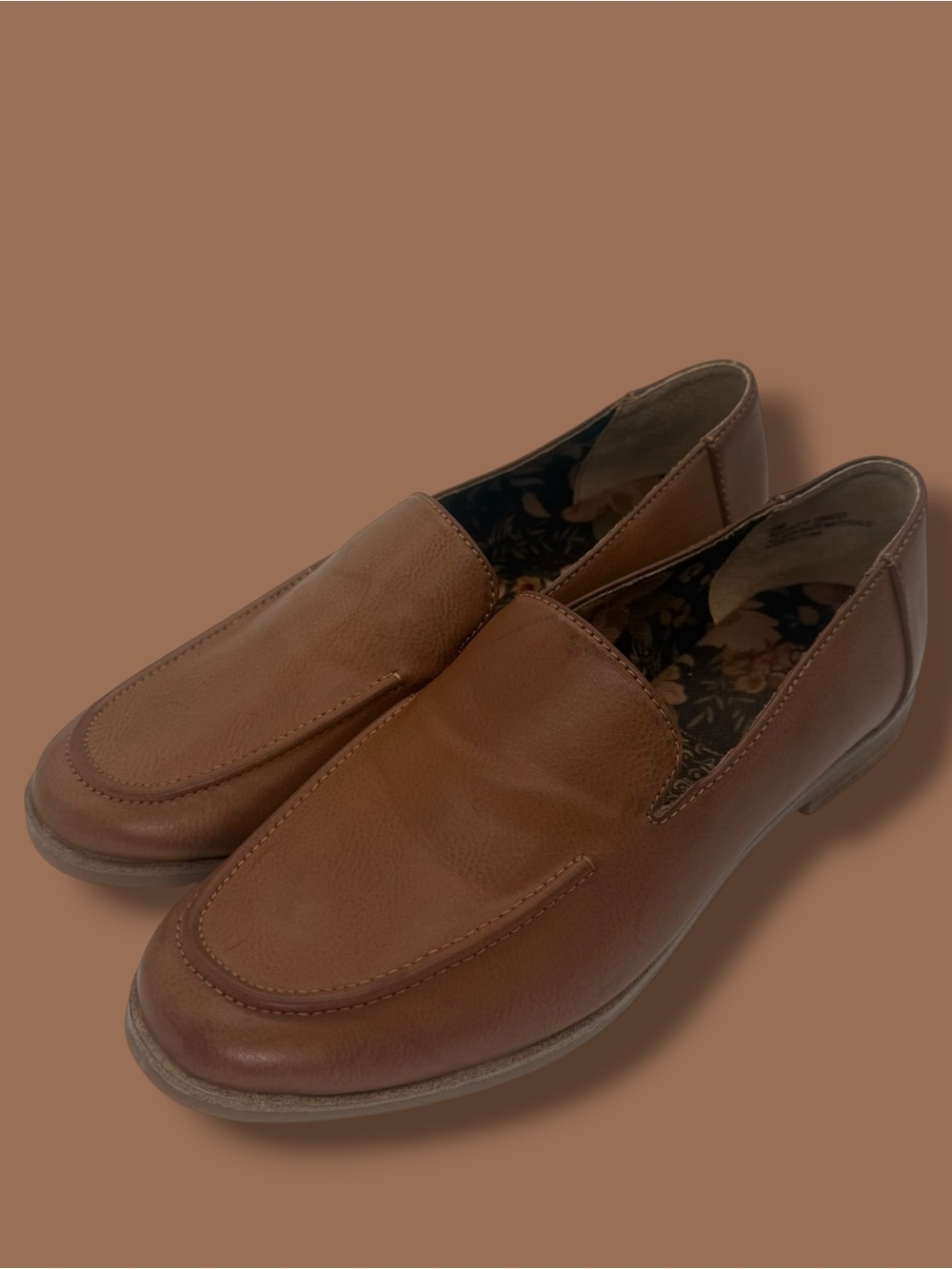boc Women's Brown faux Leather Slip-On Loafers